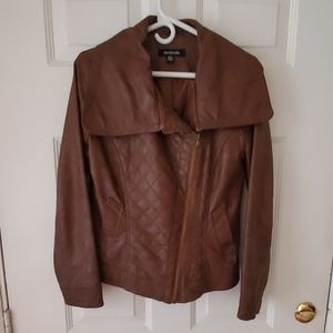 Faux leather jacket